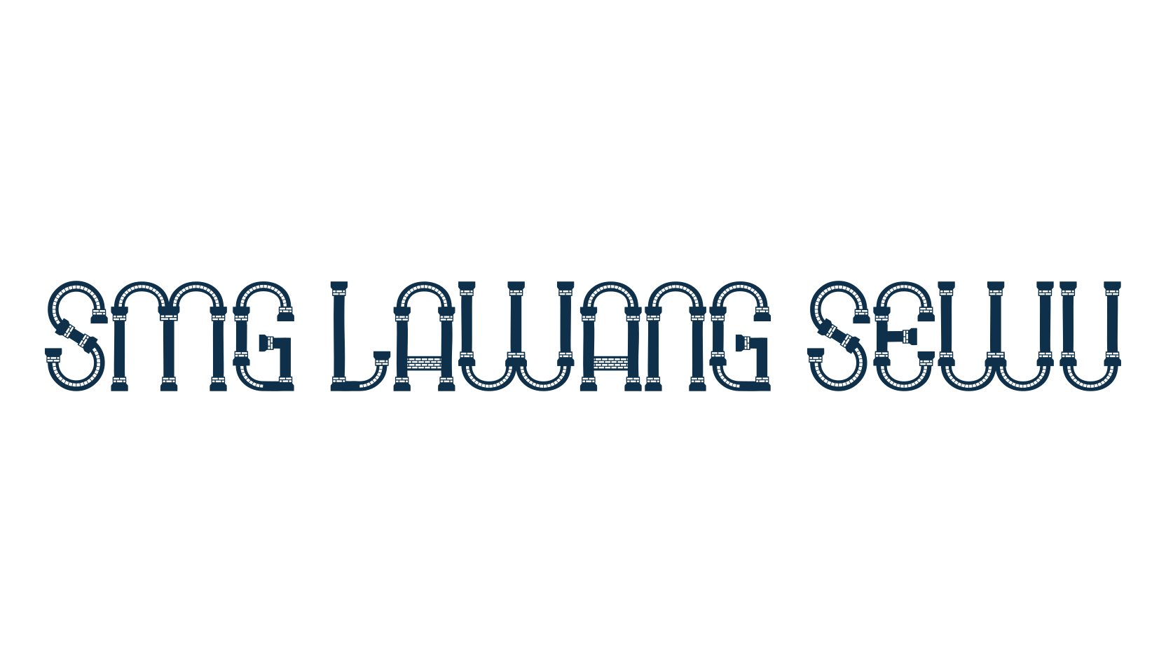 SMG Lawang Sewu, decorative font preview