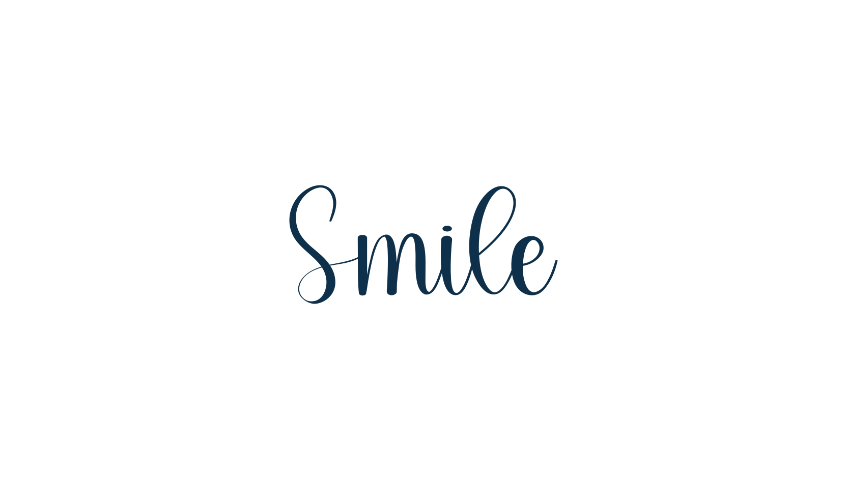 Smile (smile-10), calligraphy font preview