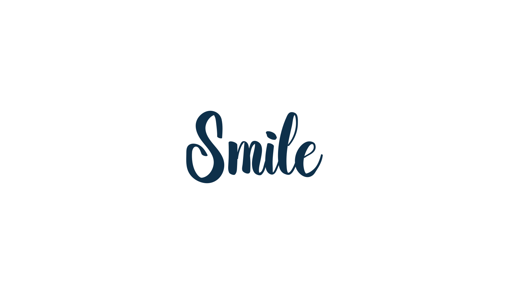 Smile (smile-12), handwriting font preview