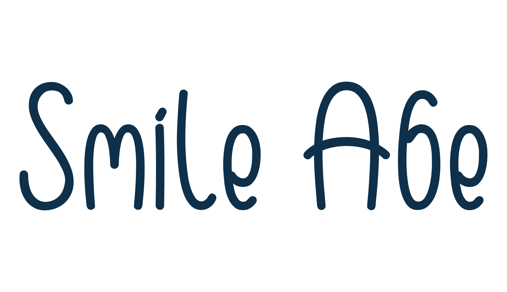 Smile Abe, display market font preview