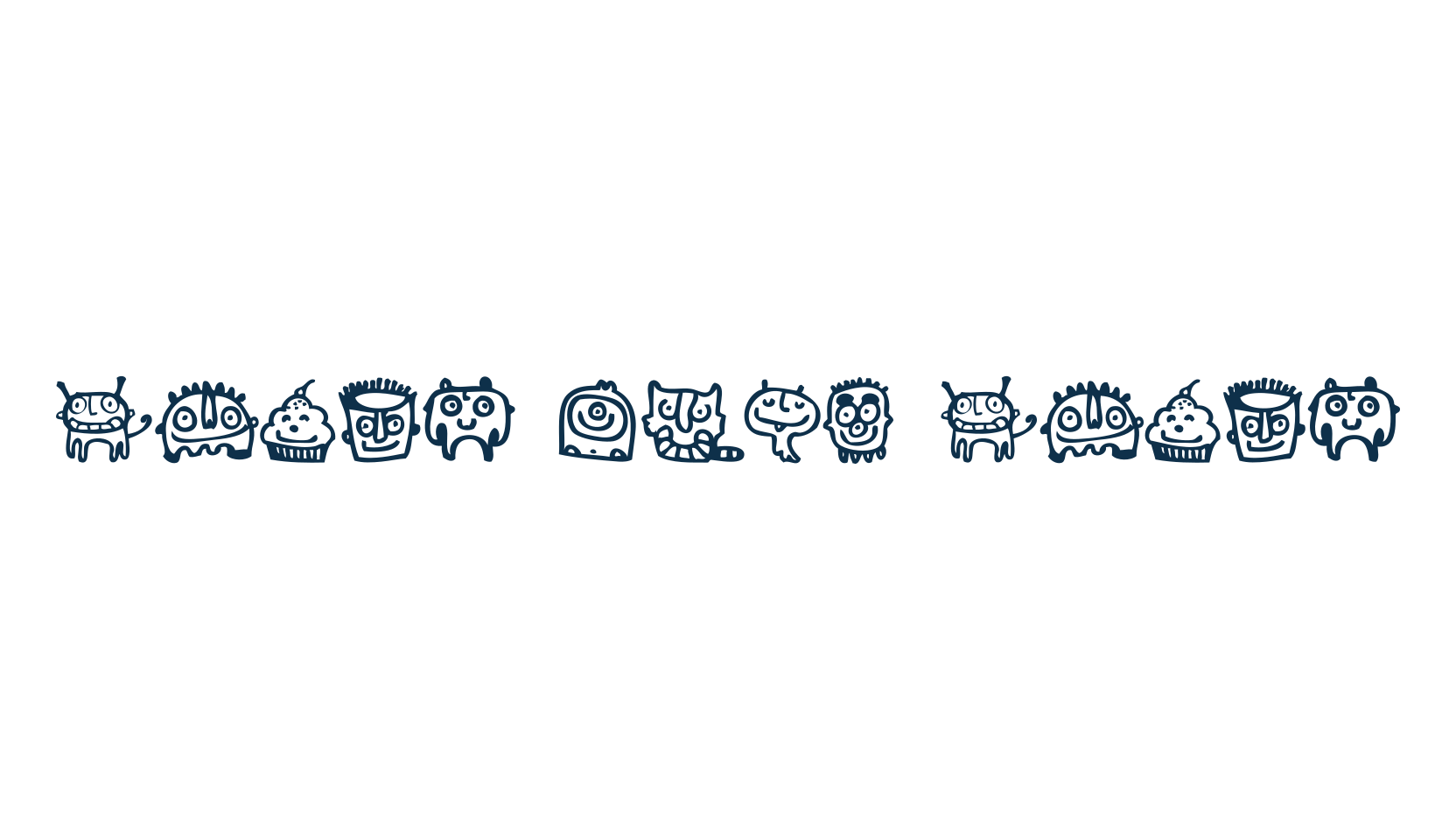 Smile Baby Smile, fancy decorative font preview