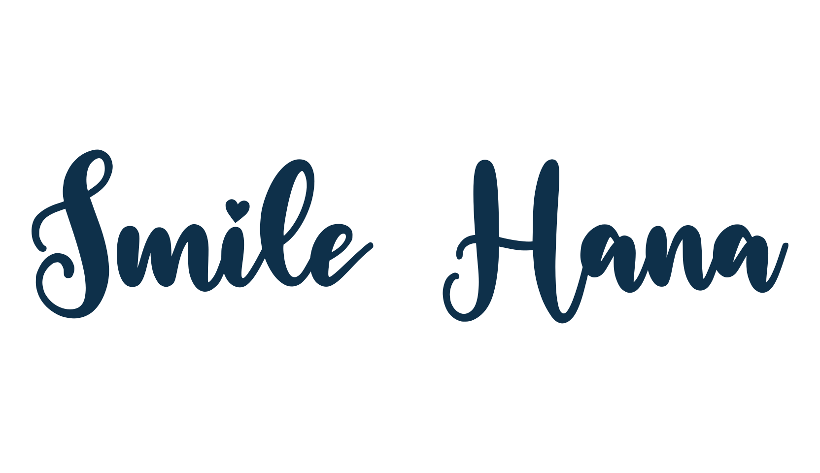 Smile Hana, script calligraphy fancy decorative font preview