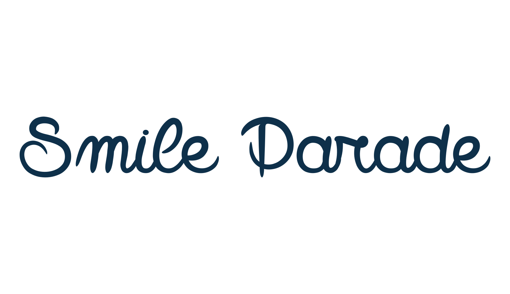 Smile Parade, fancy decorative font preview