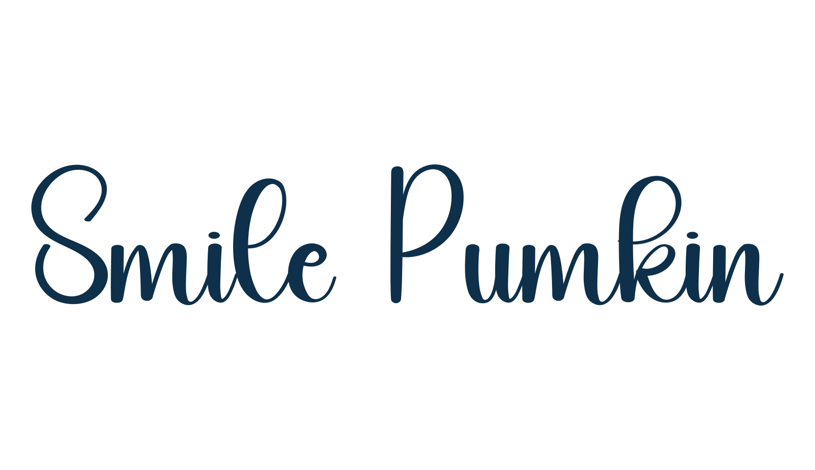 Smile Pumkin, display market font preview
