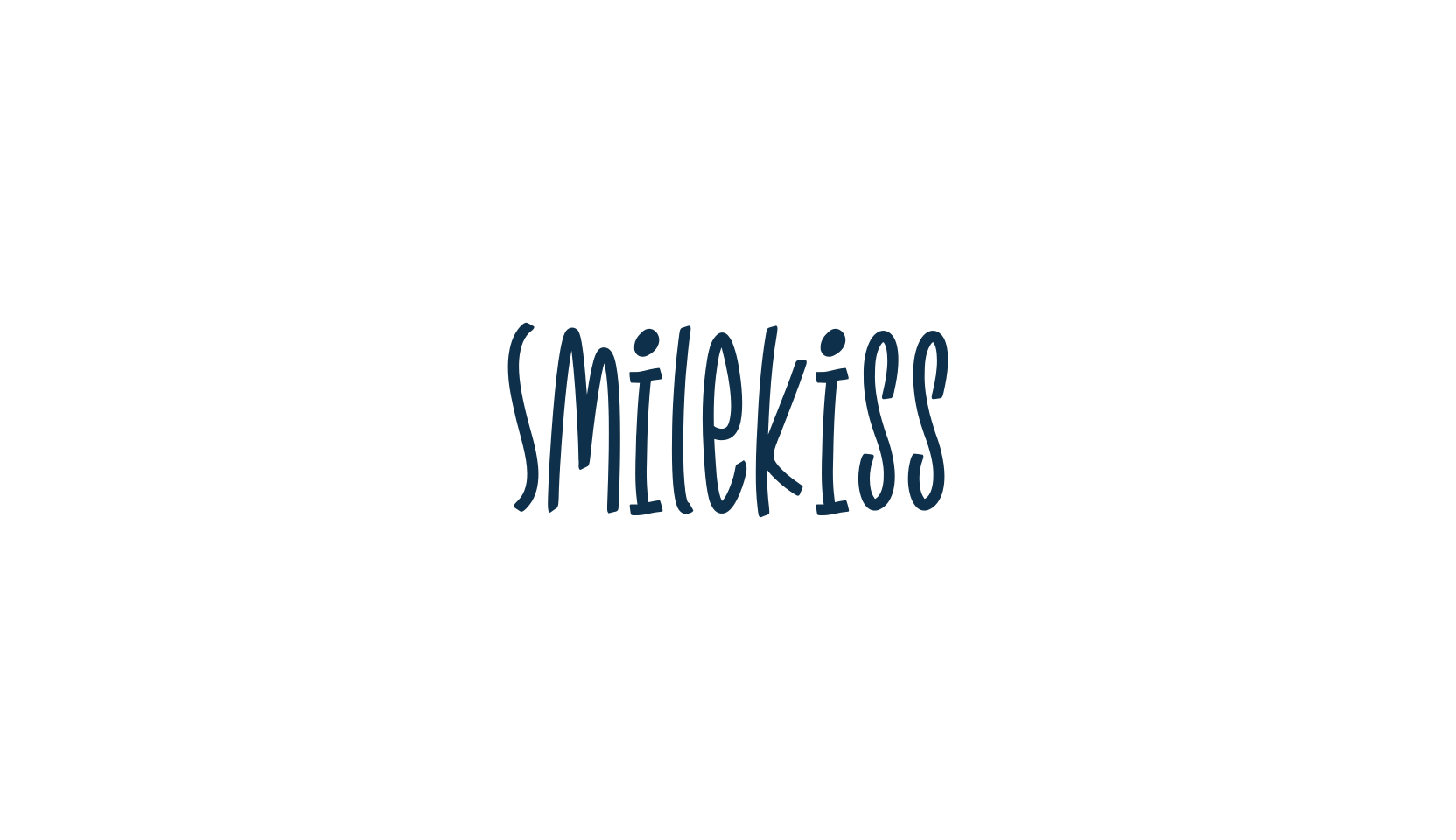 Smilekiss, fancy various decorative script calligraphy font preview