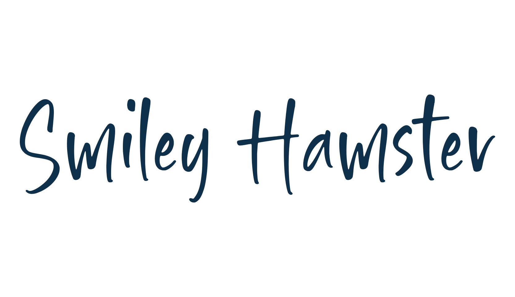 Smiley Hamster, script handwritten fancy decorative calligraphy font preview