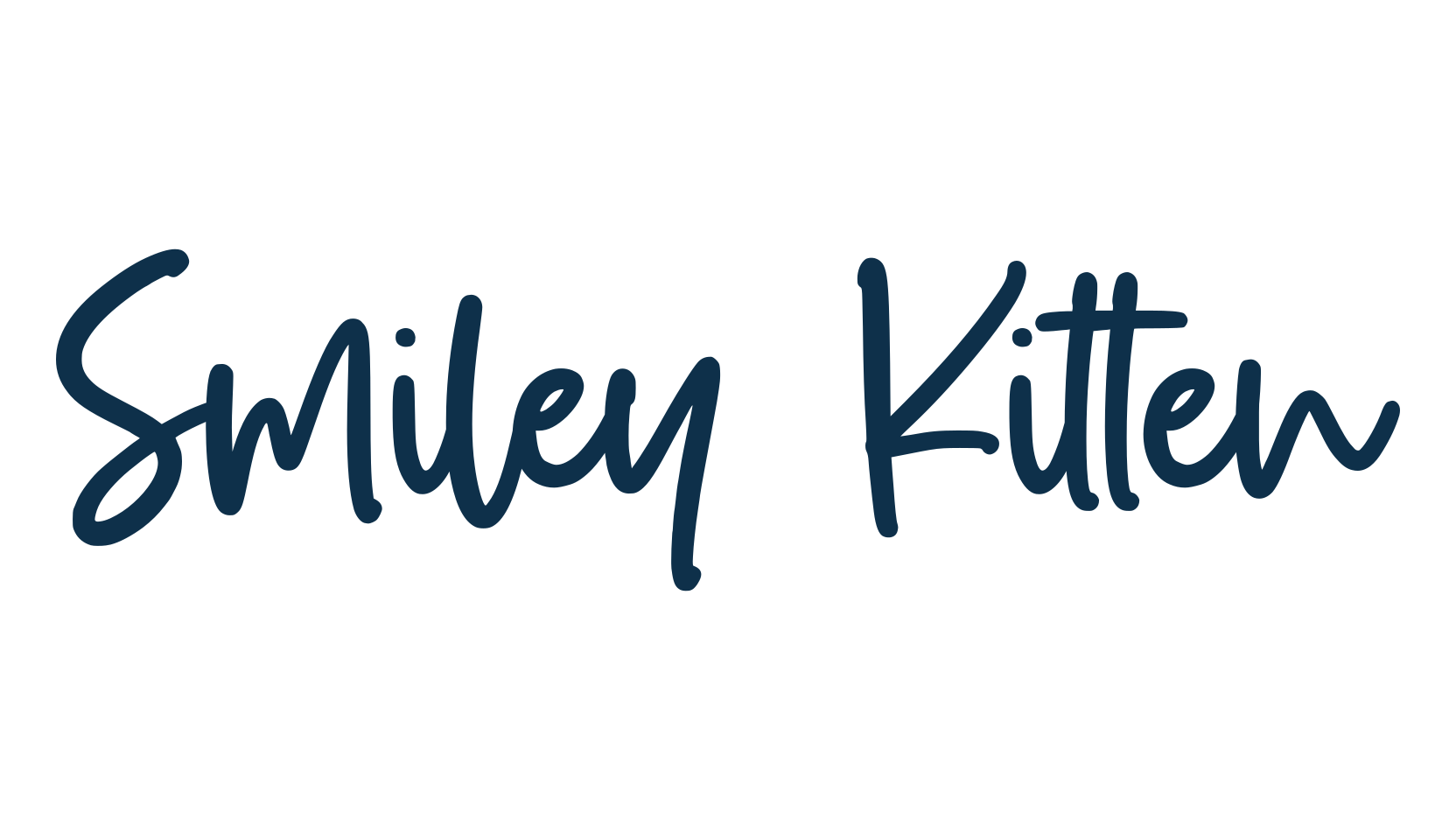 Smiley Kitten, script handwritten fancy decorative calligraphy font preview