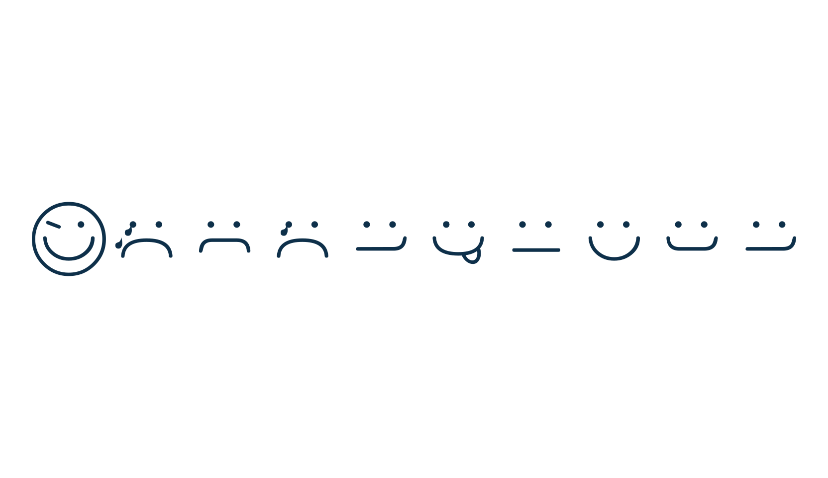 Smileyface, fancy decorative font preview
