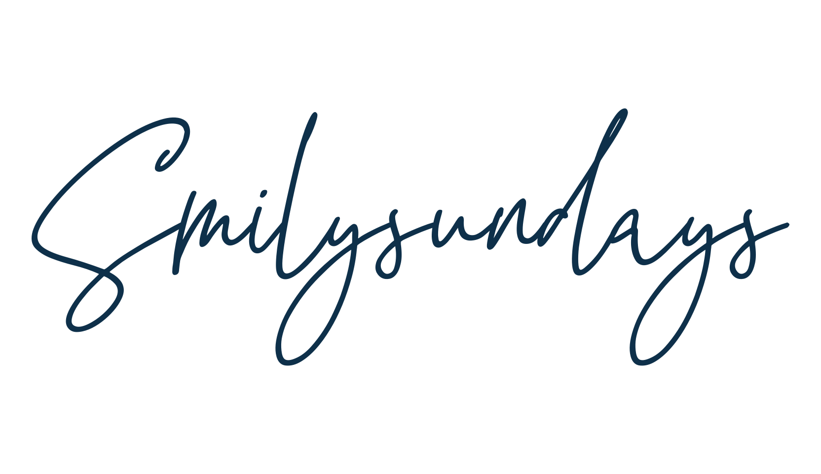 Smilysundays, script handwritten fancy decorative calligraphy font preview