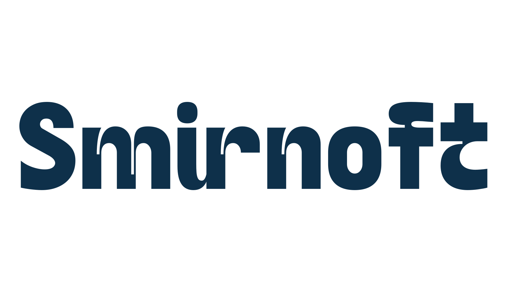 Smirnoft, retro font preview
