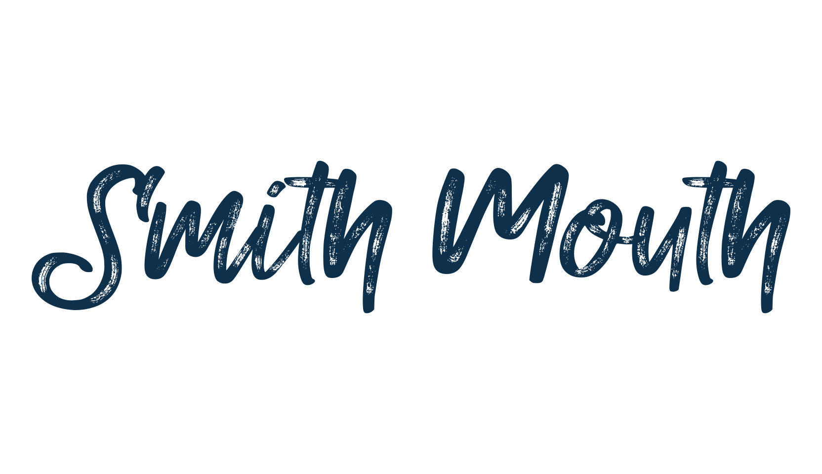 Smith Mouth, brush font preview