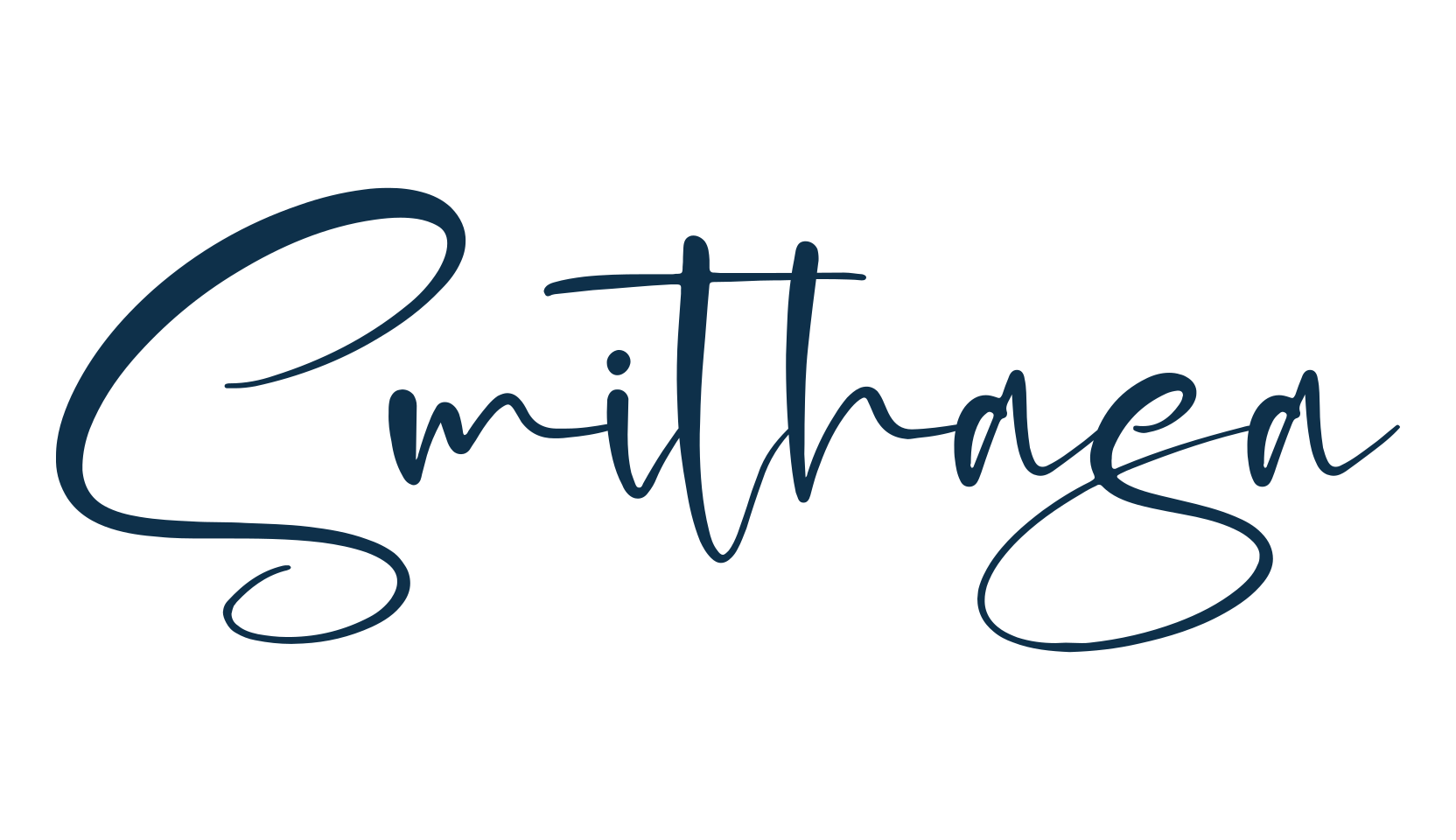 Smithasa, handwriting font preview