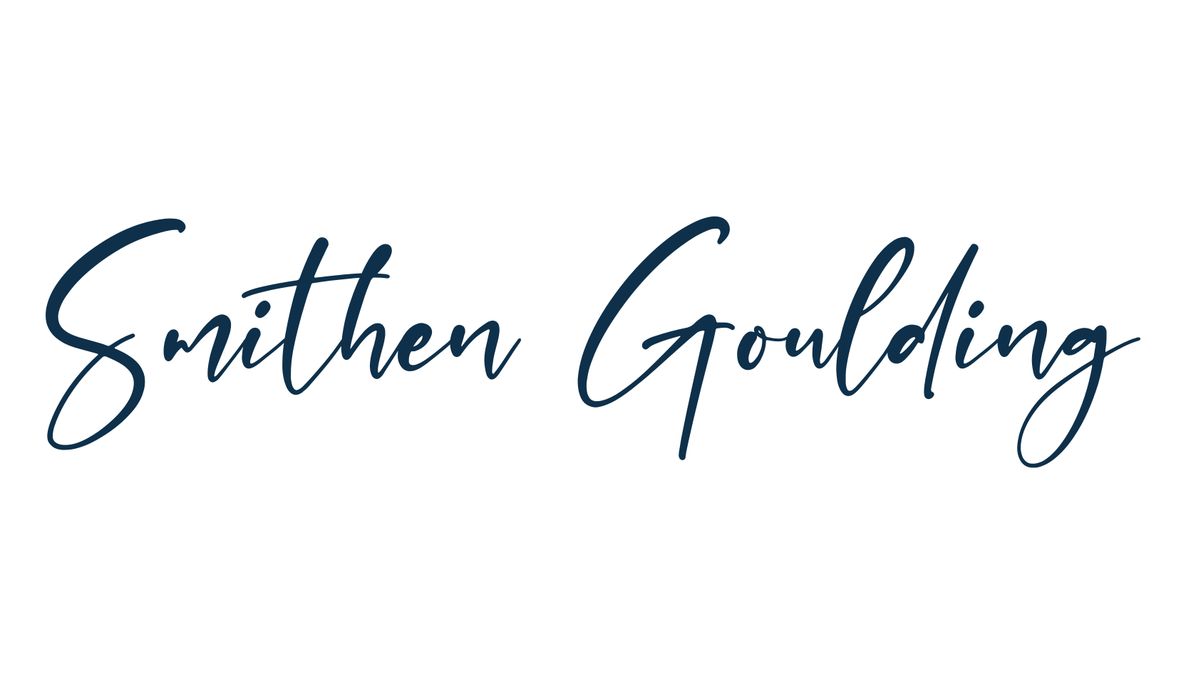 Smithen Goulding, script handwritten fancy decorative calligraphy font preview