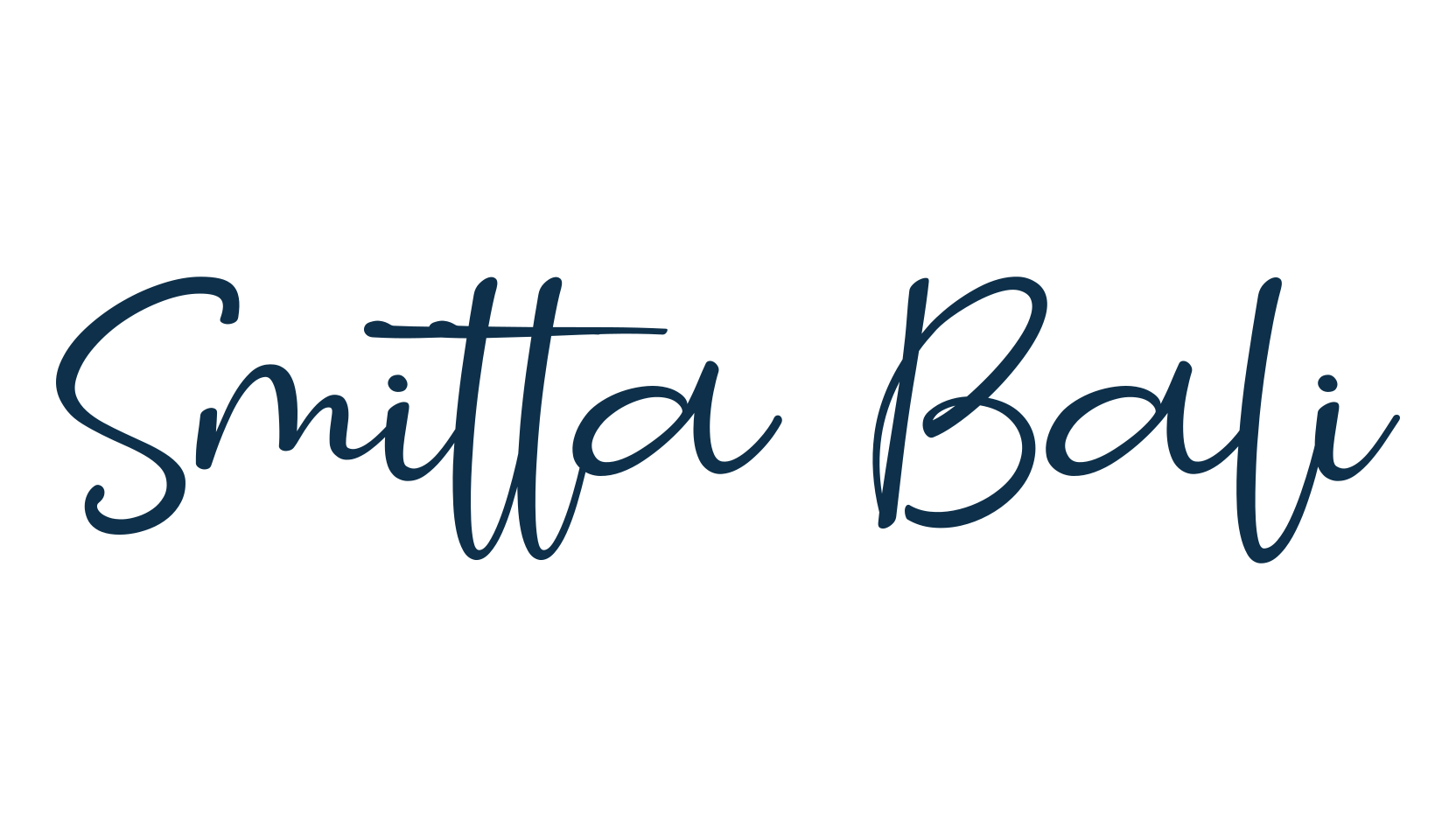 Smitta Bali, script handwritten fancy decorative calligraphy font preview