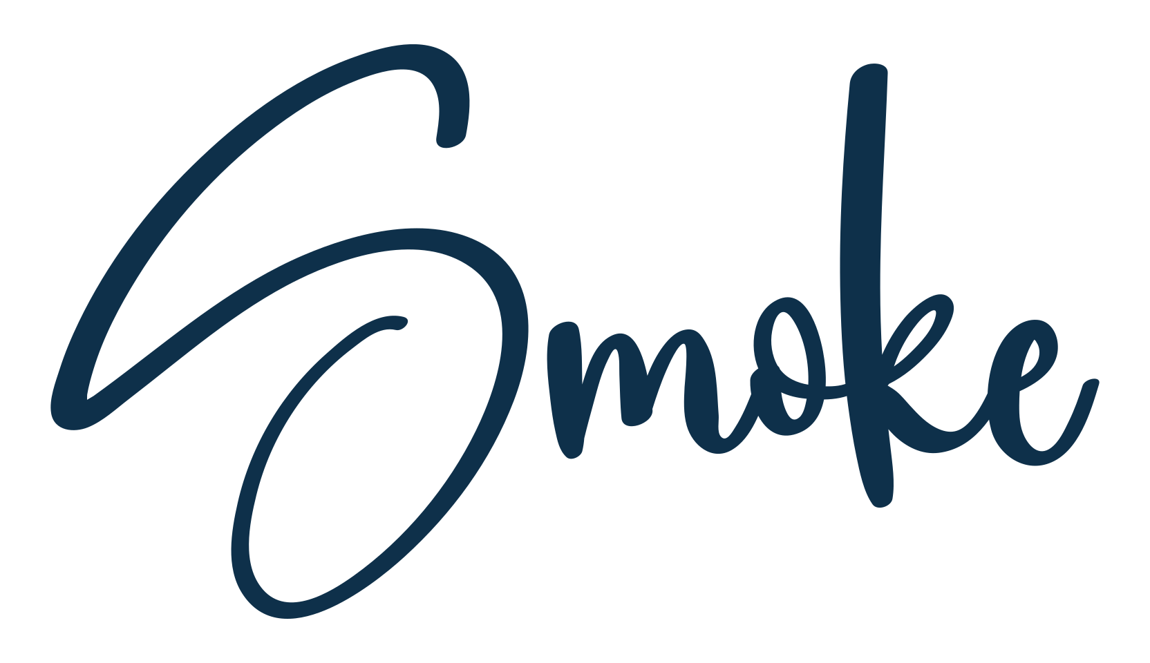 Smoke (smoke-3), script handwritten fancy decorative calligraphy font preview