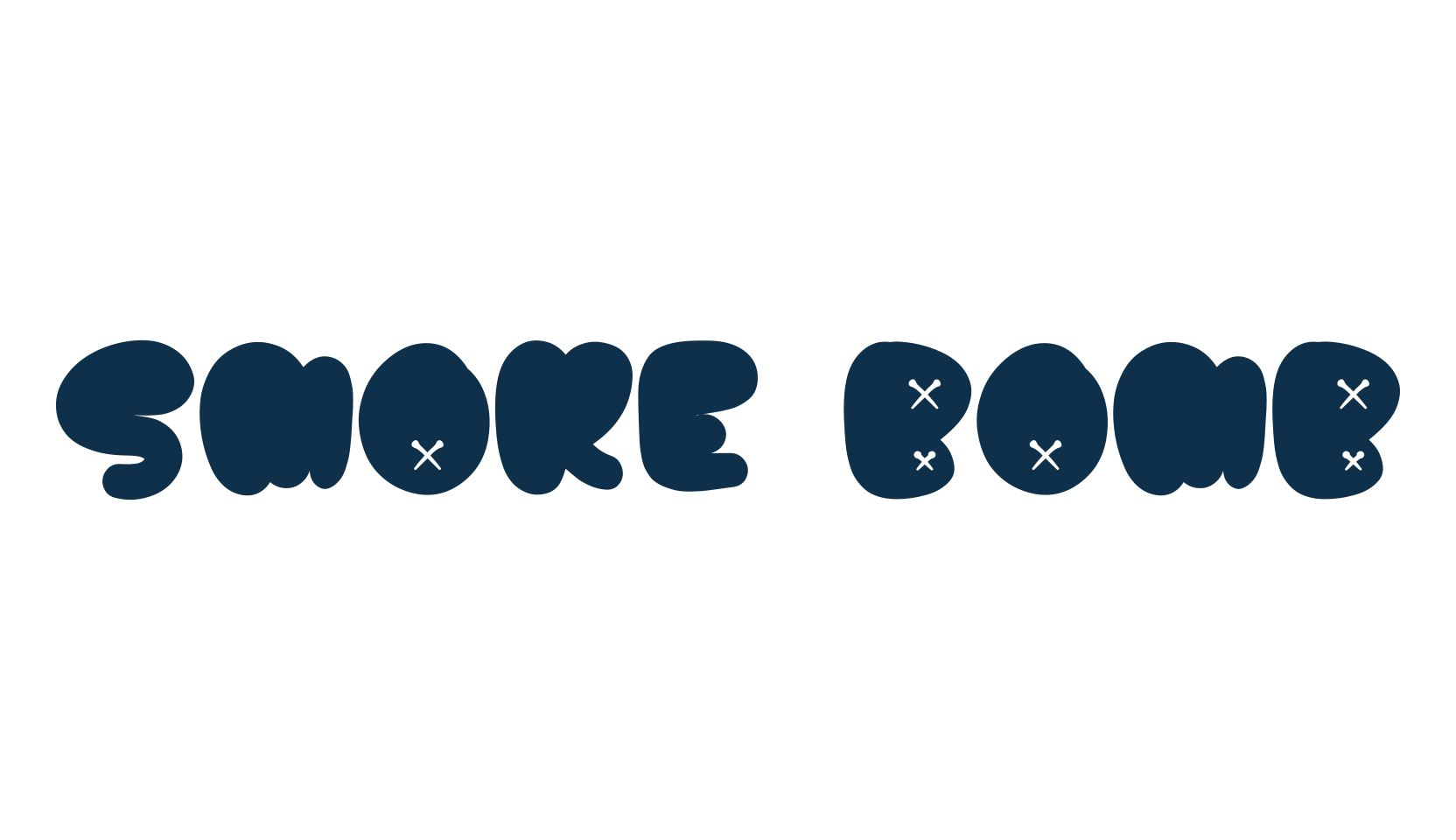 Smoke Bomb, graffiti font preview