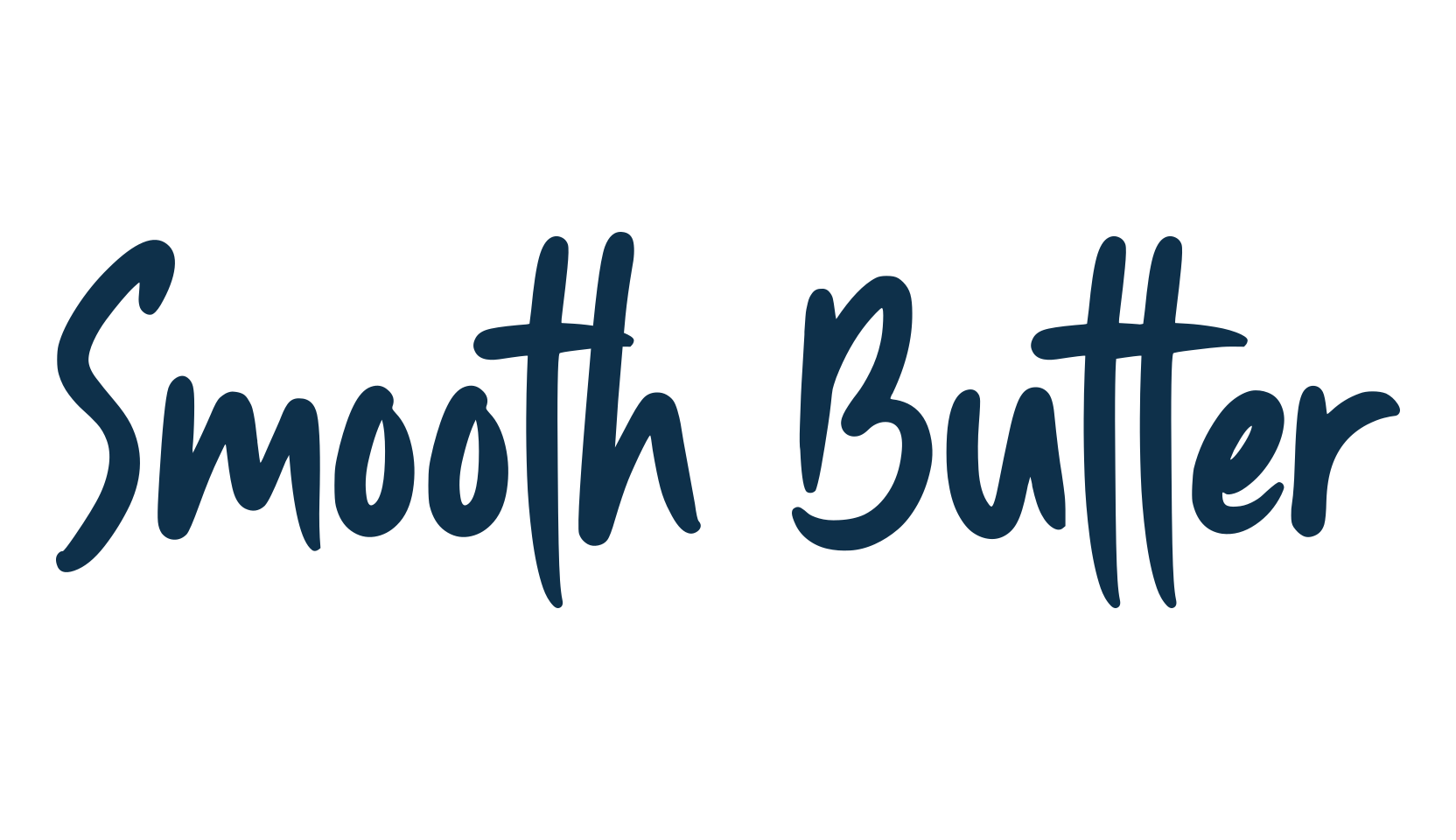 Smooth Butter, script handwritten fancy decorative calligraphy font preview