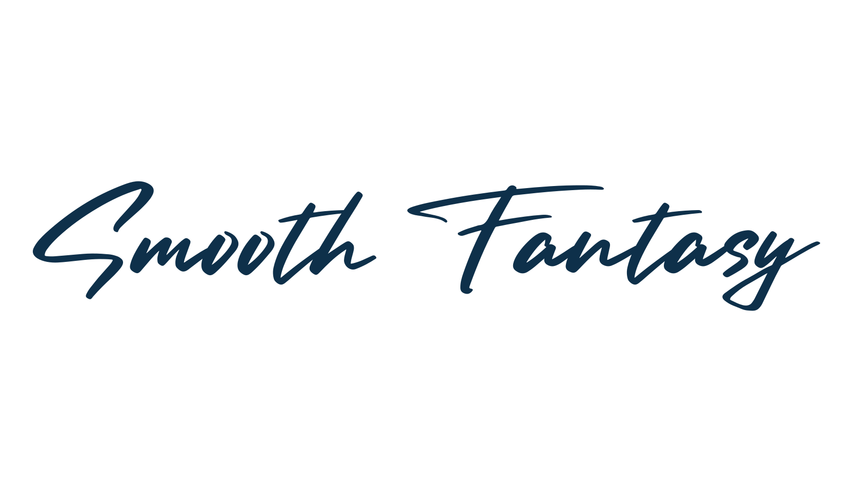 Smooth Fantasy, handwriting font preview