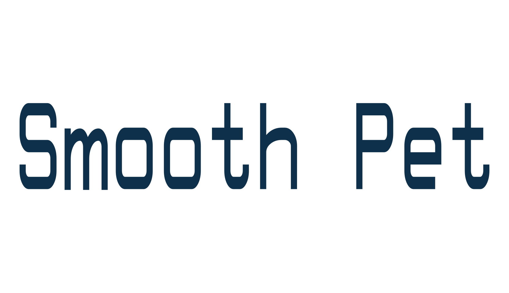 Smooth Pet, basic fixed width font preview