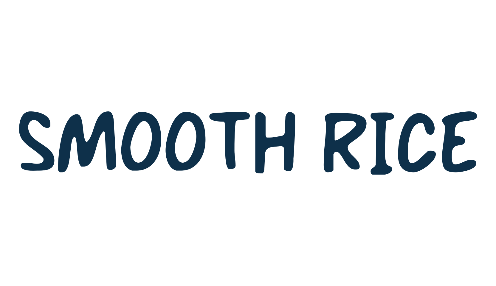 Smooth Rice, handwriting font preview