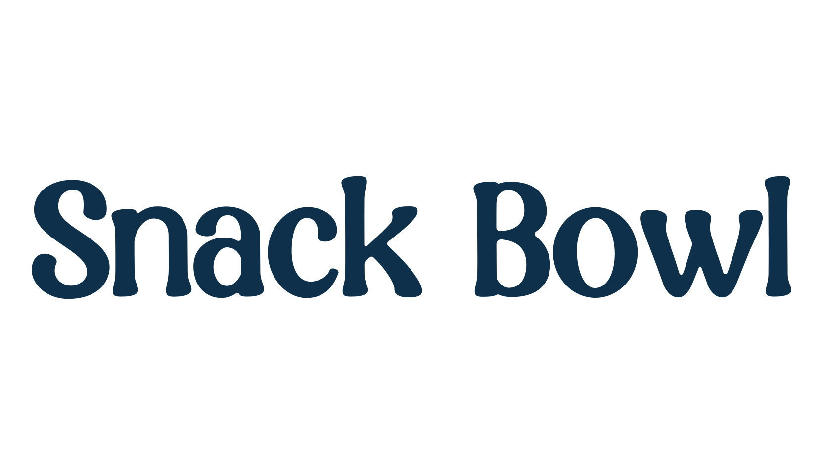 Snack Bowl, fancy various decorative font preview