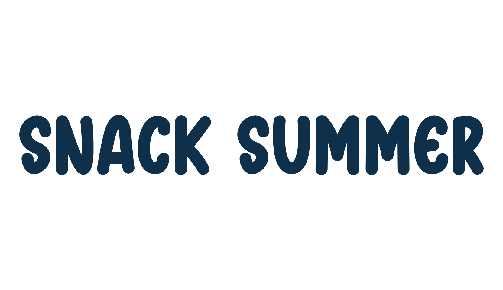 Snack Summer, display market font preview