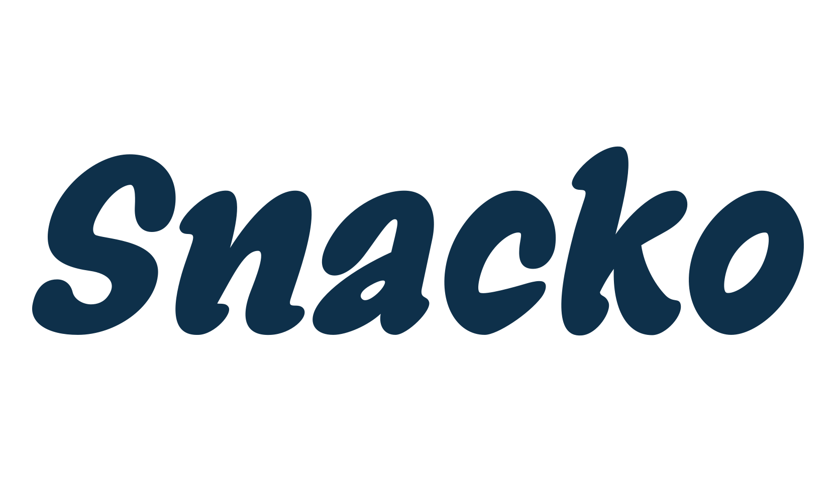Snacko, cartoon font preview