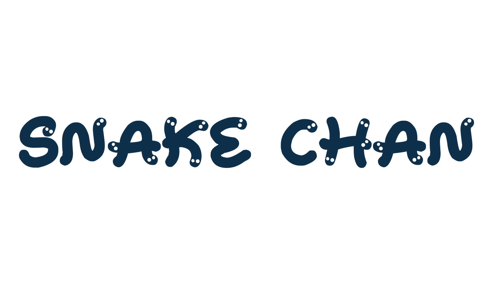 Snake Chan, fancy decorative font preview