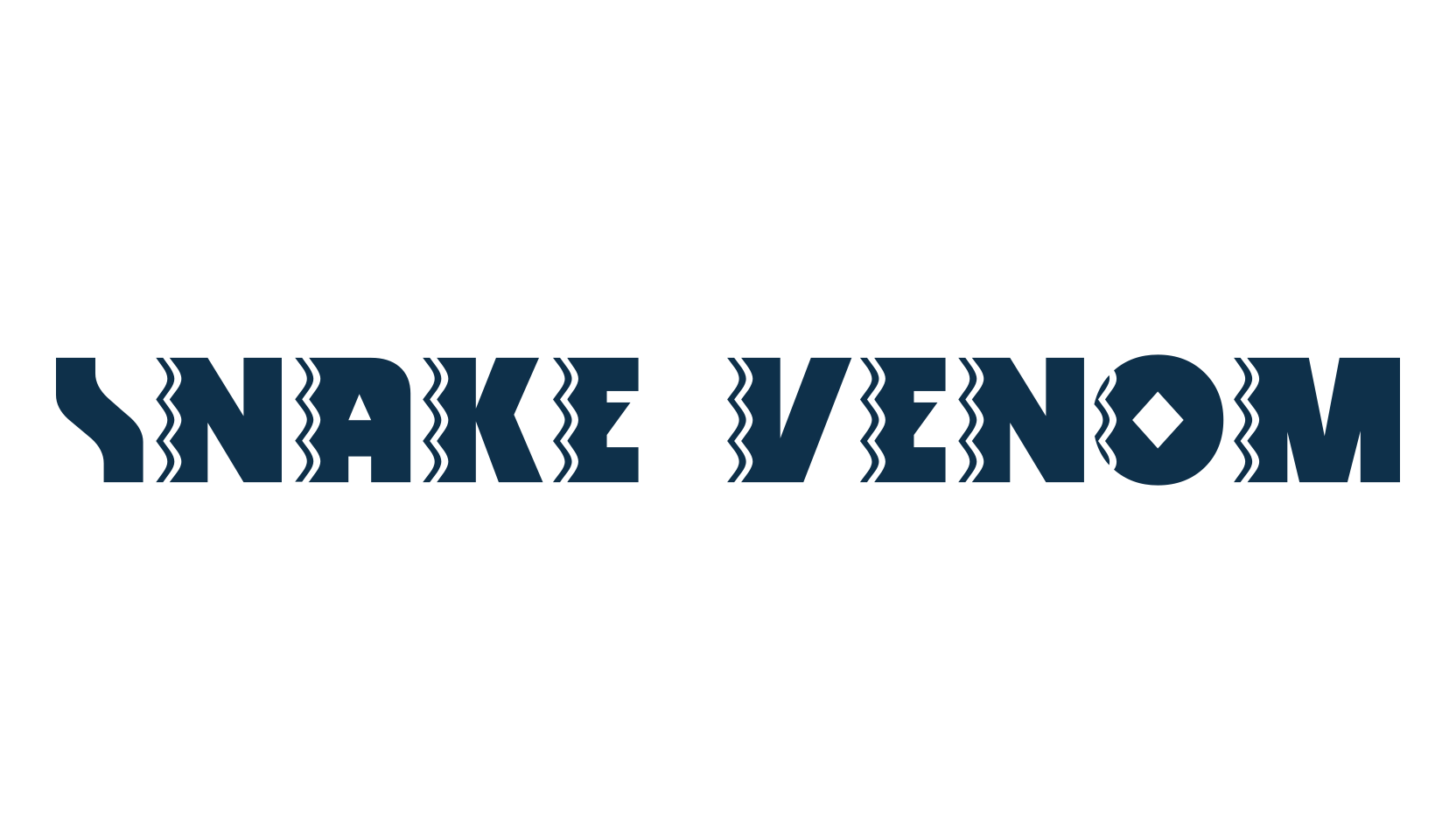Snake Venom, decorative font preview