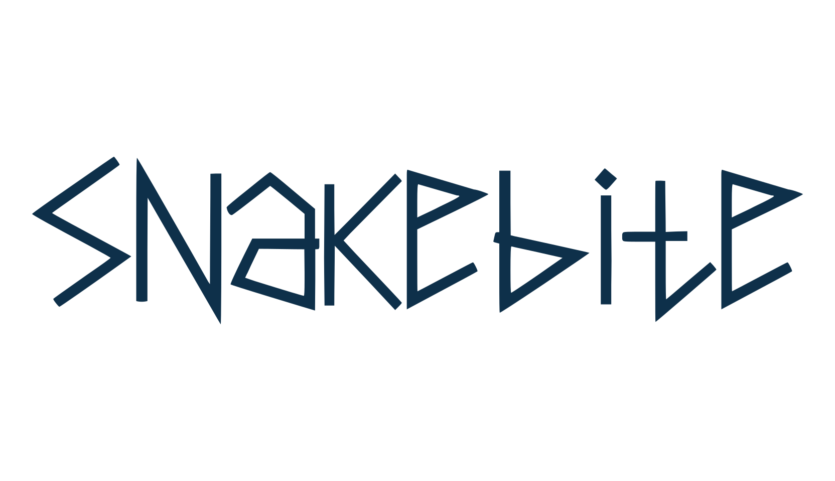 Snakebite, fancy various decorative font preview