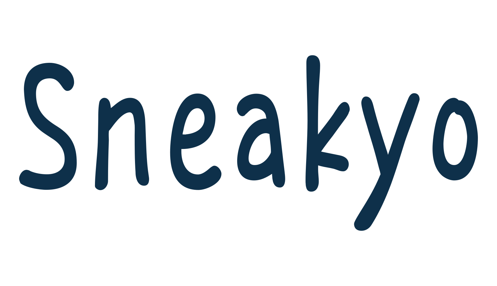 Sneakyo, script handwritten fancy decorative calligraphy font preview