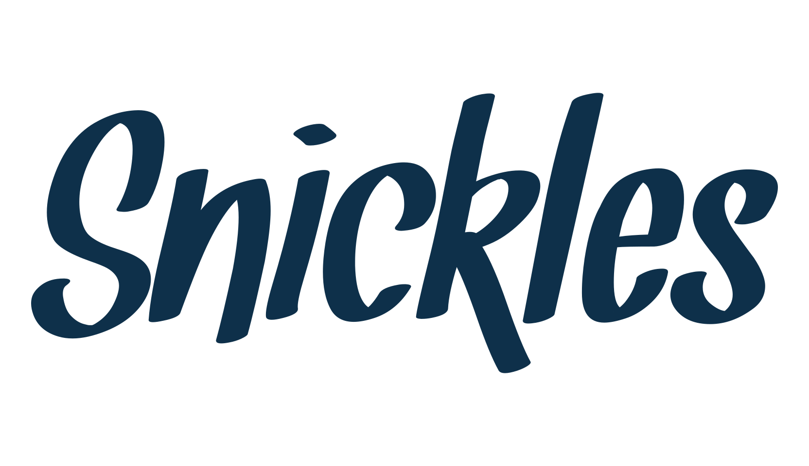 Snickles, fancy various decorative script calligraphy font preview