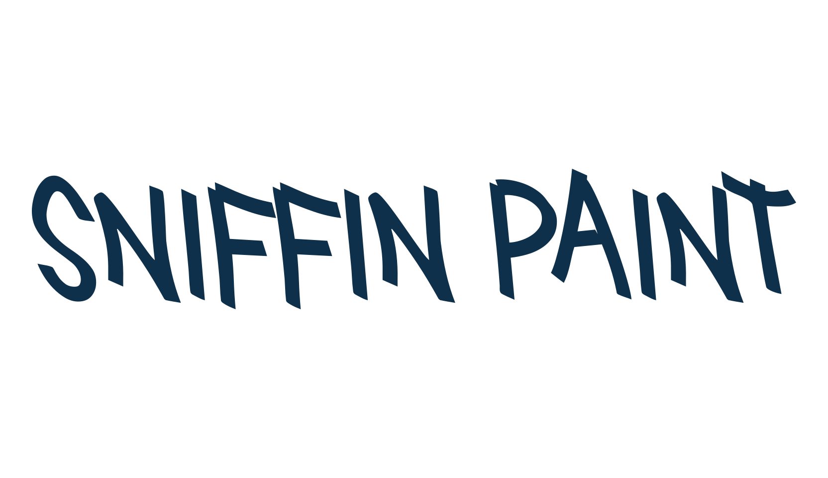 Sniffin Paint, graffiti font preview