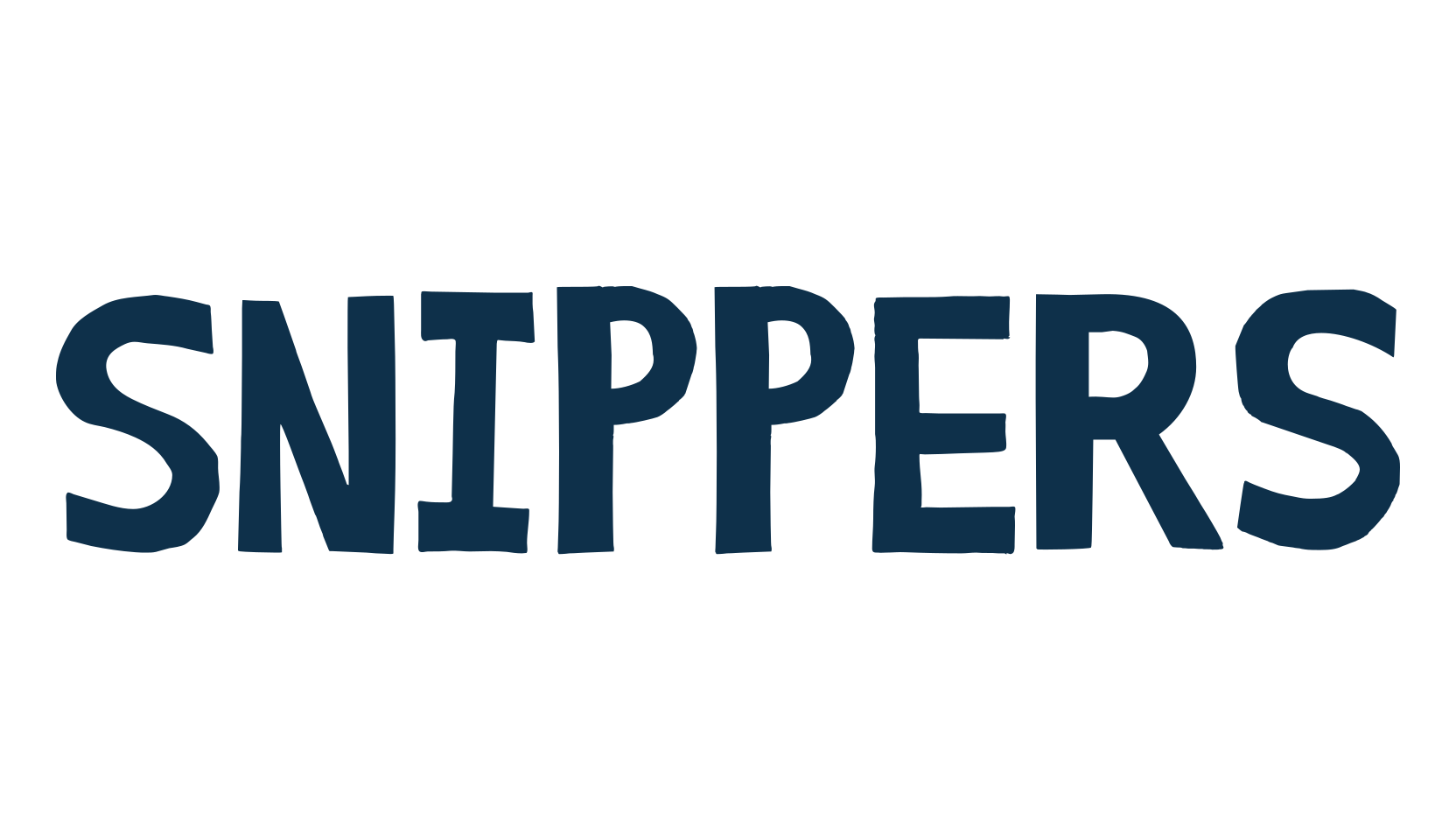 Snippers, fancy cartoon decorative font preview