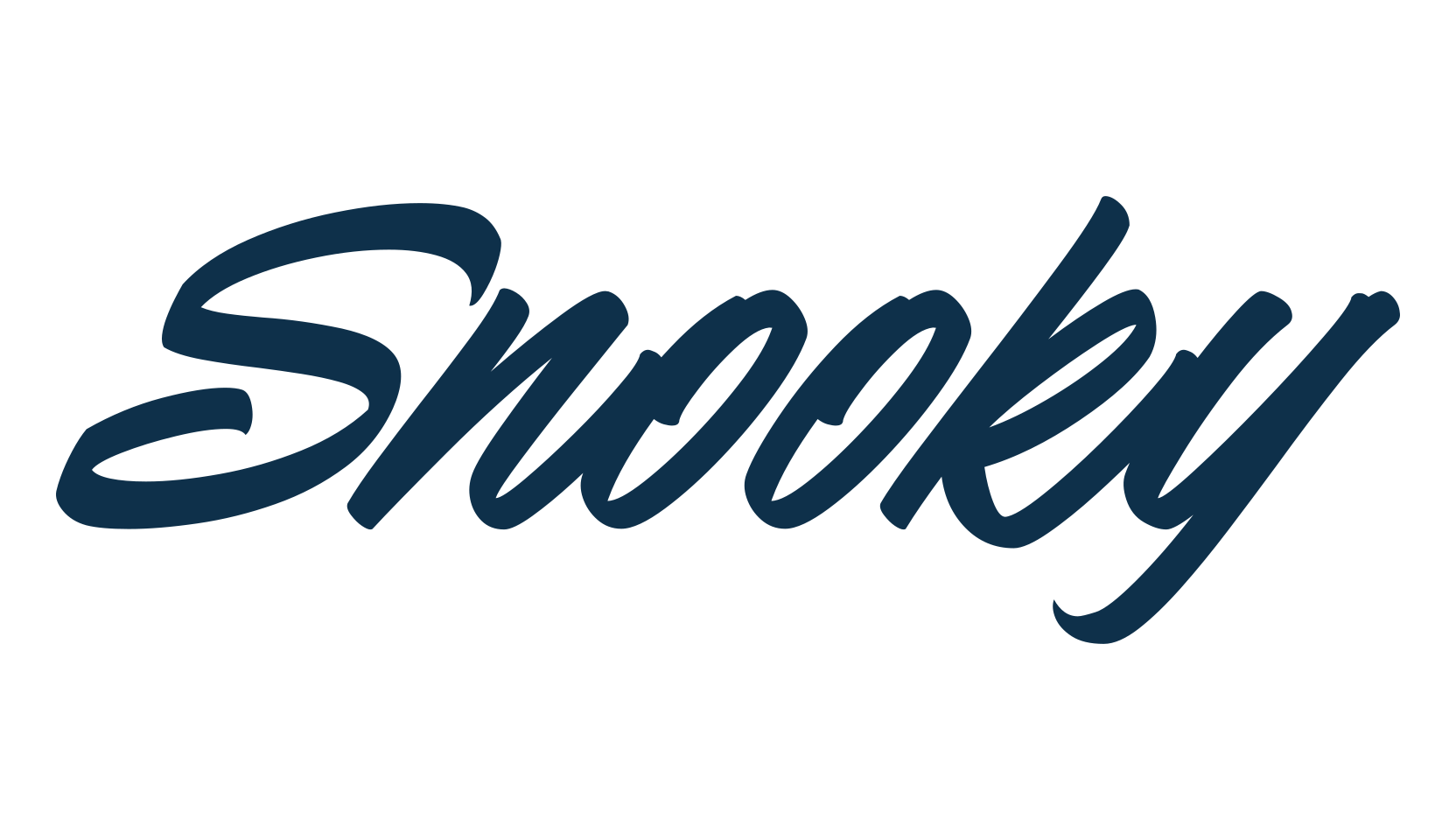 Snooky, script brush fancy decorative calligraphy font preview