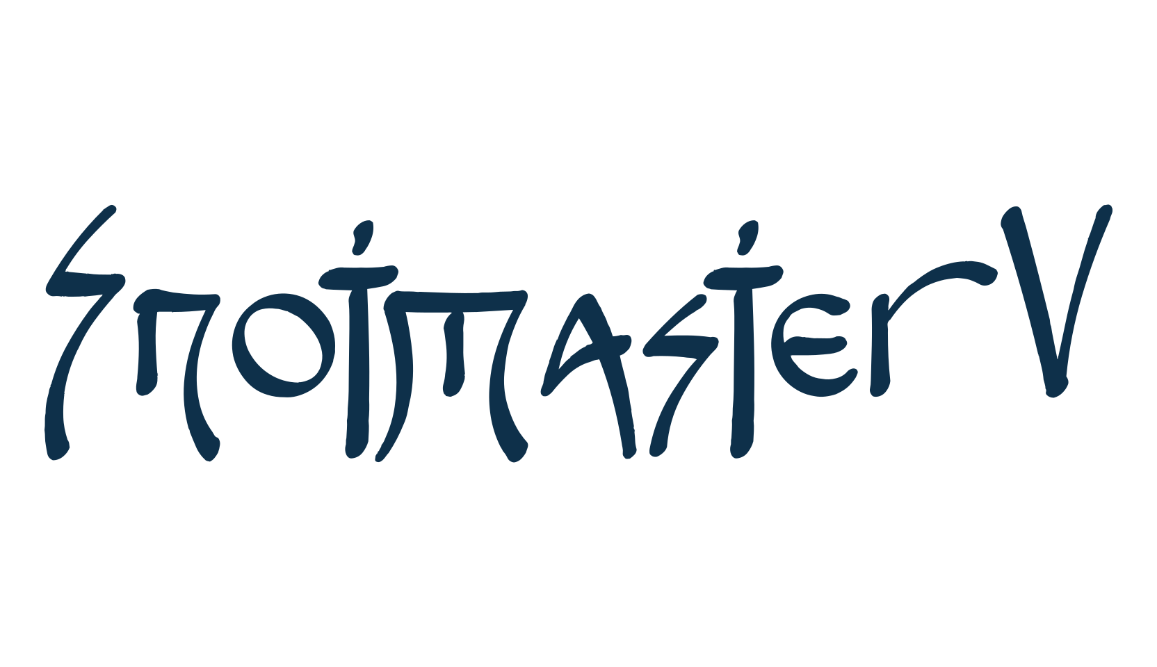 Snotmaster V, modern font preview