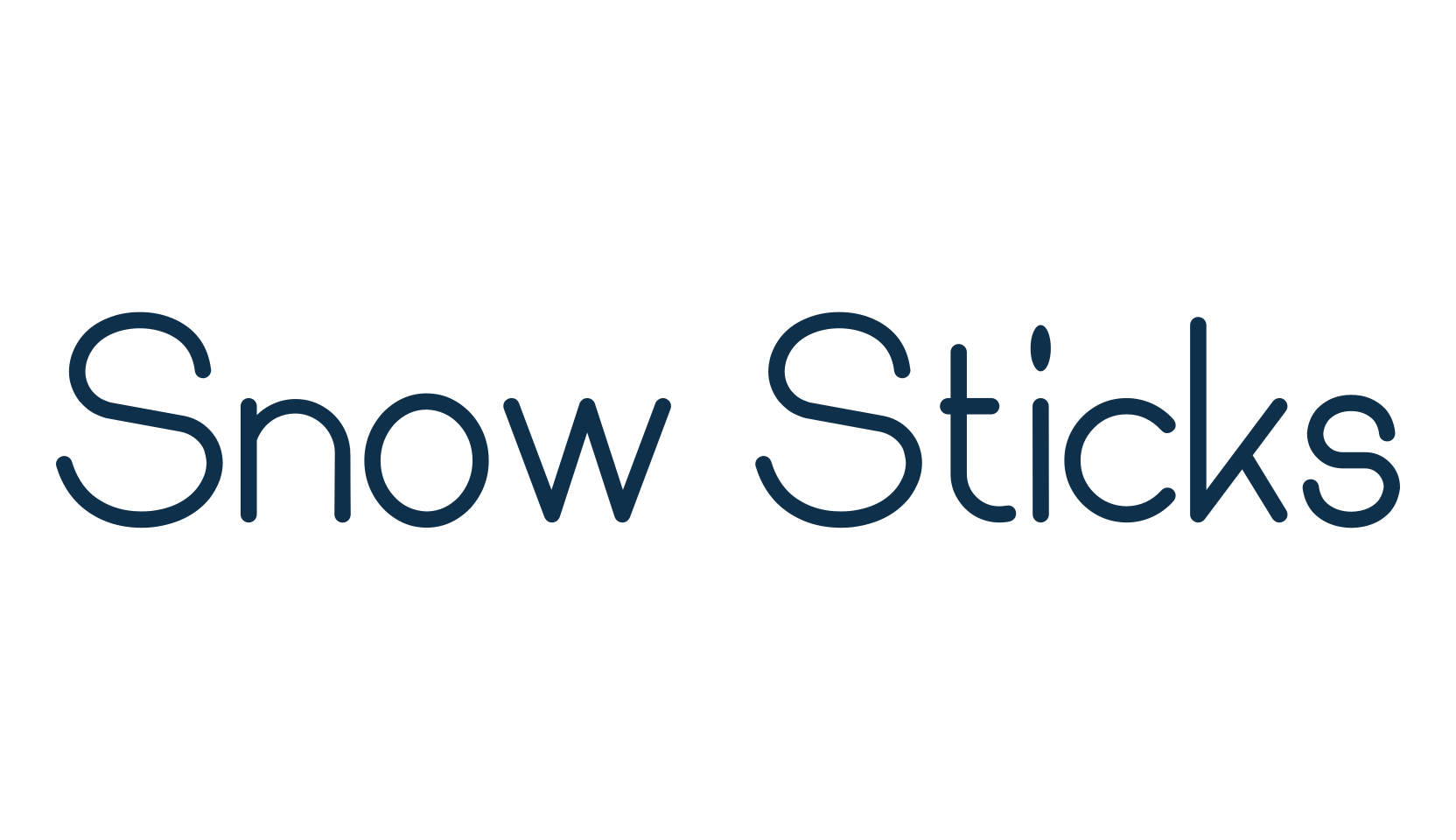 Snow Sticks, fancy decorative font preview