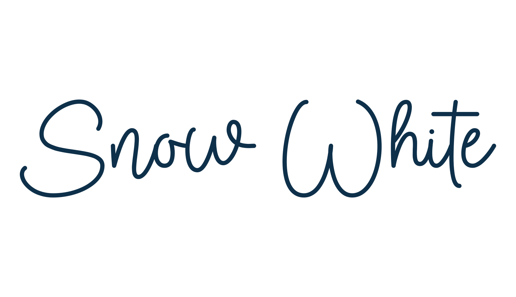 Snow White (snow-white-5), various font preview