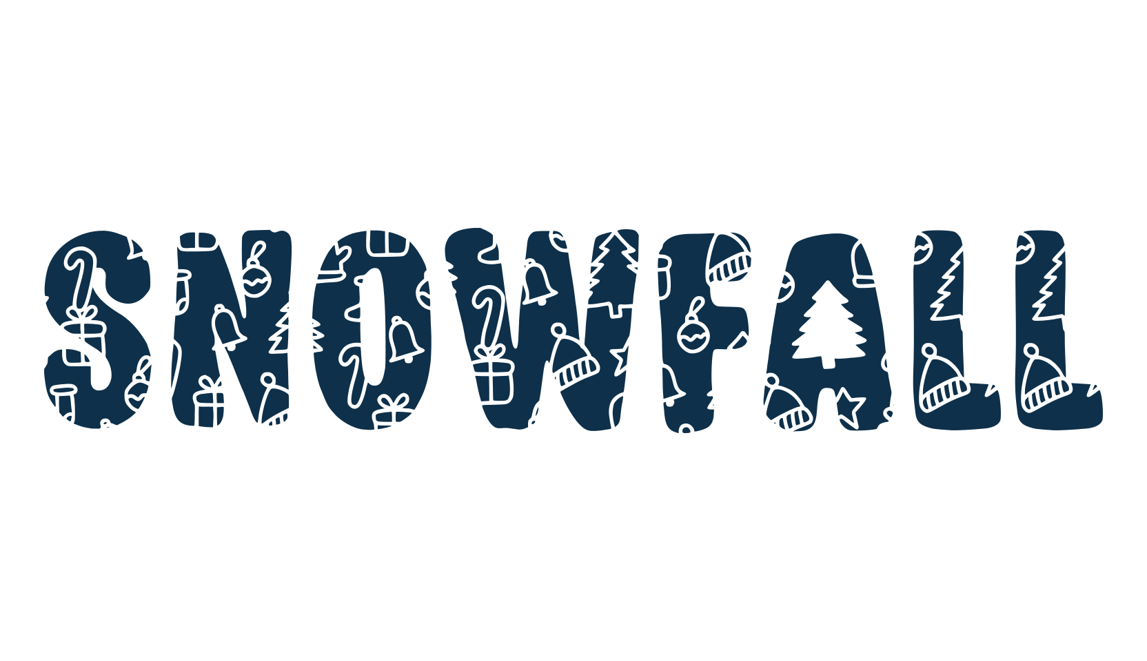Snowfall (snowfall-4), display market font preview