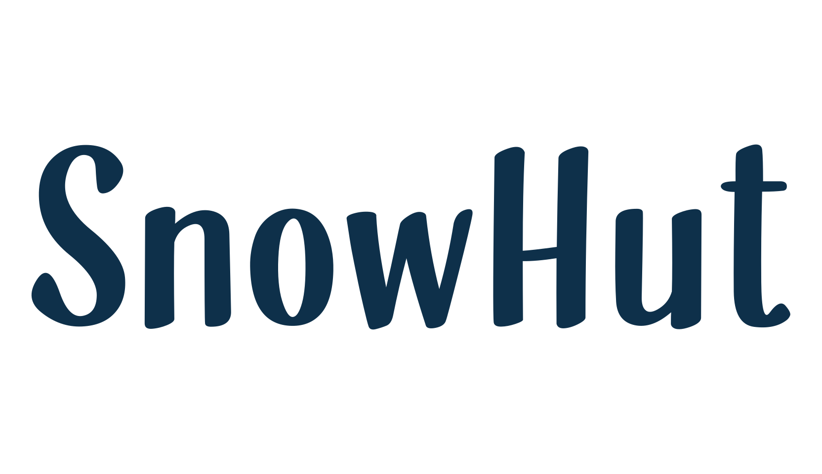 SnowHut, script handwritten fancy decorative calligraphy font preview