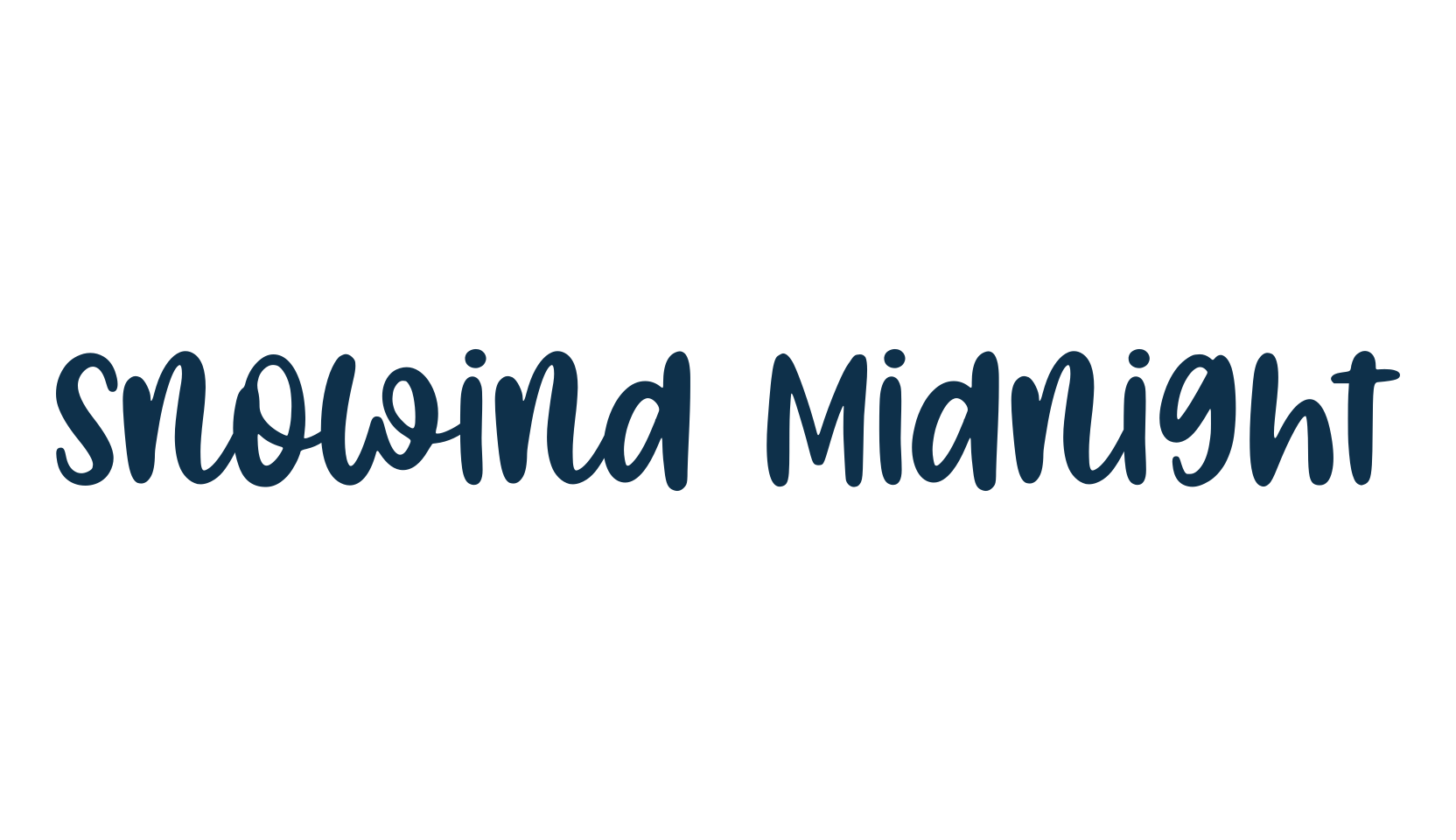 Snowind Midnight, display market font preview