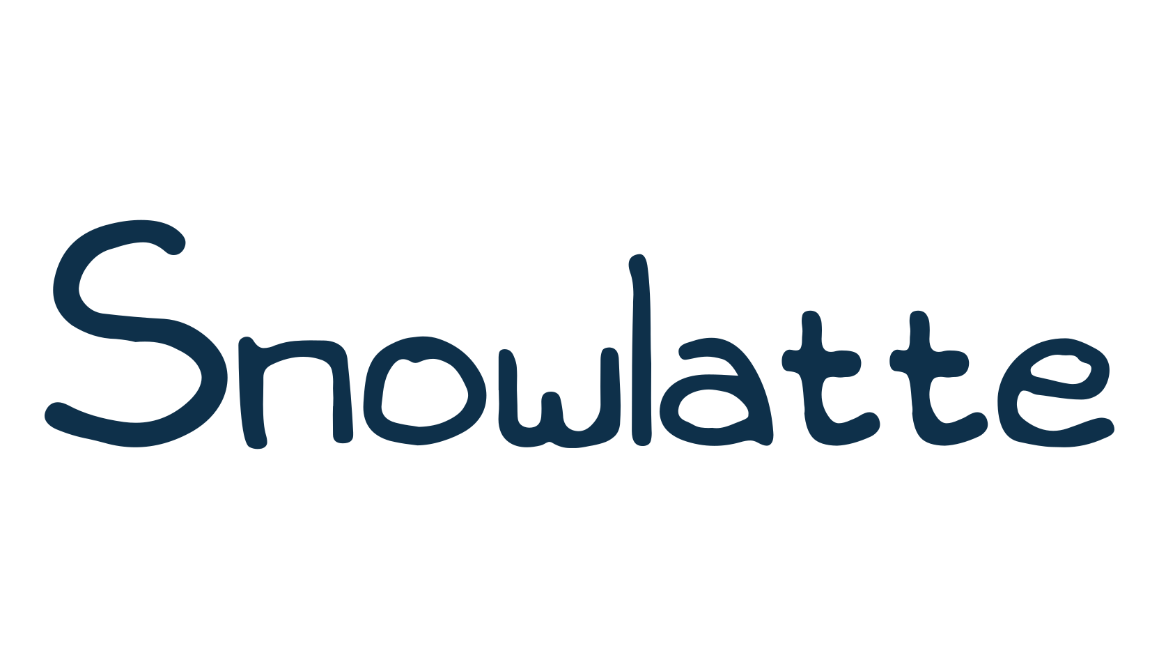 Snowlatte, fancy cartoon decorative comic font preview
