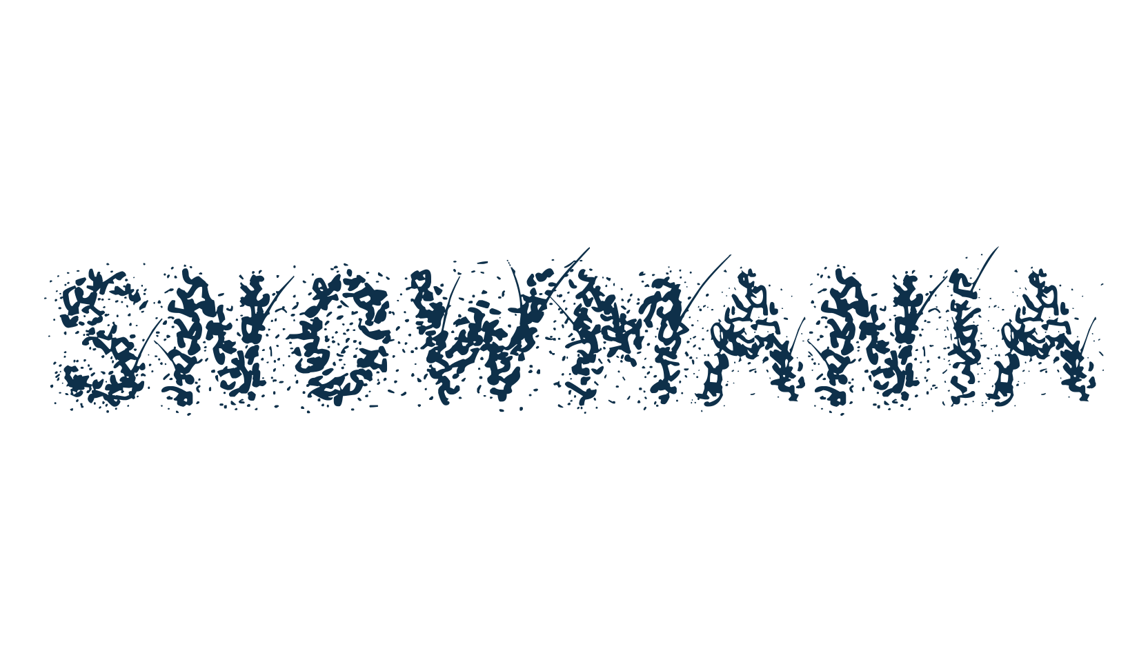 Snowmania, fancy fire, ice decorative font preview