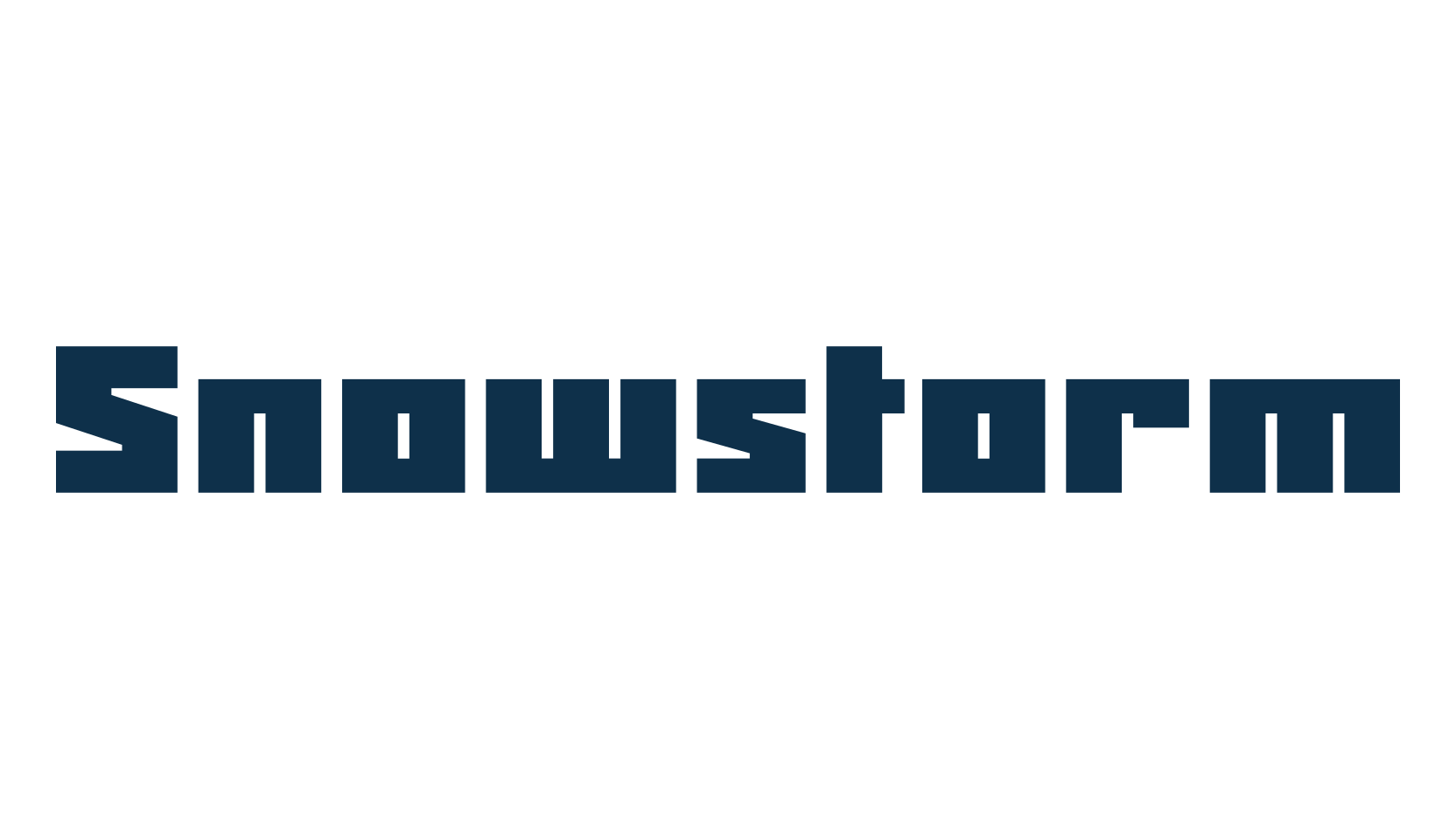 Snowstorm, foreign look russian font preview