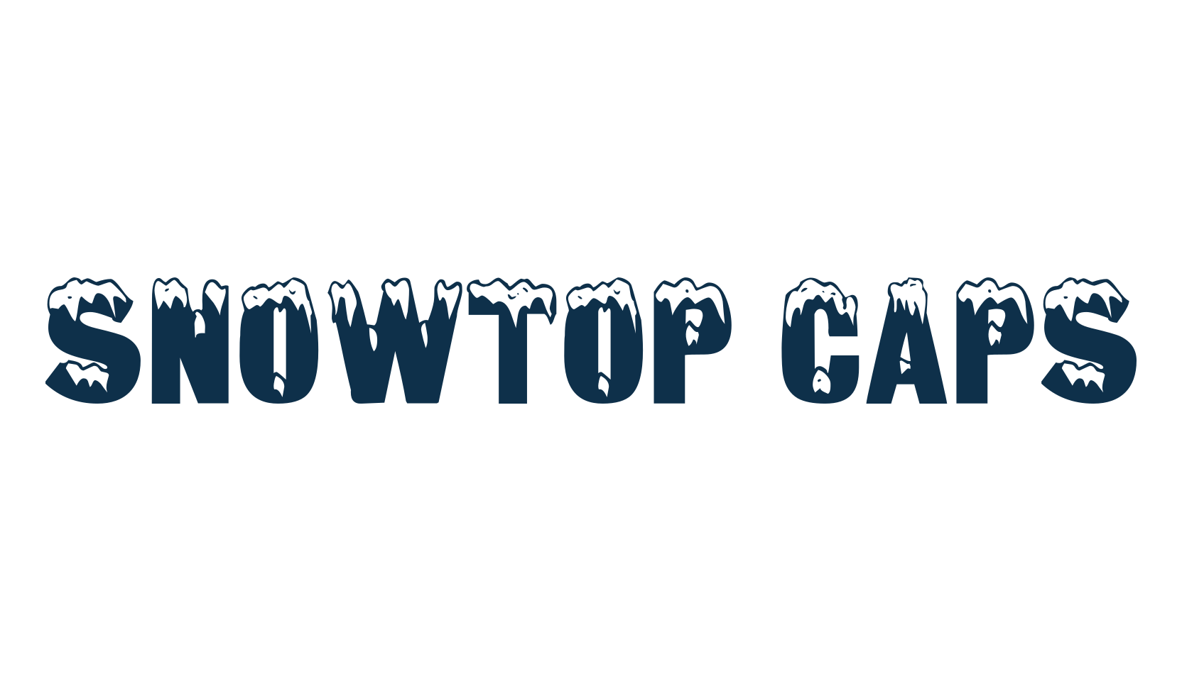 Snowtop Caps, fire, ice font preview