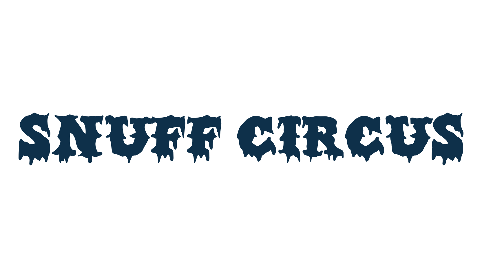 Snuff Circus, holiday halloween fancy decorative horror font preview