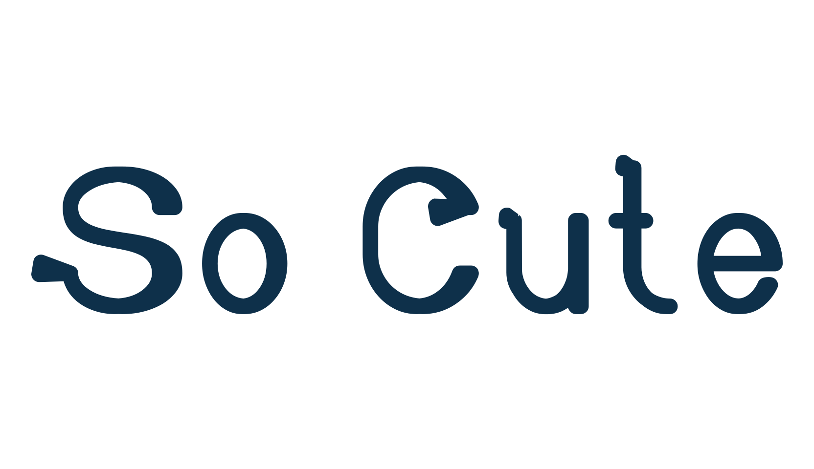 So Cute, fancy various decorative font preview