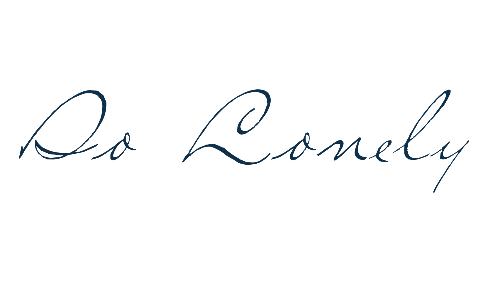 So Lonely, script calligraphy fancy decorative font preview