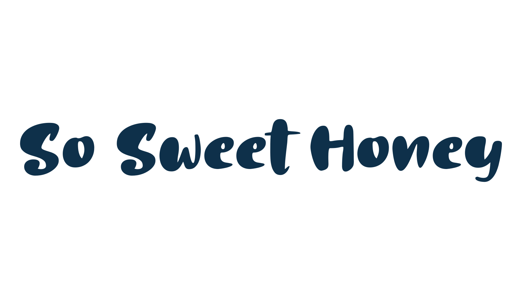 So Sweet Honey, fancy cartoon decorative font preview