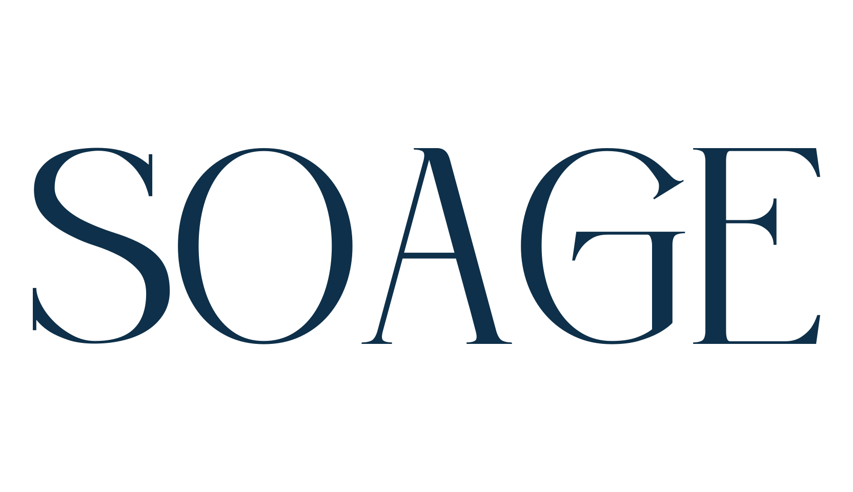 Soage, basic serif font preview